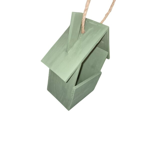 Handmade Cedar Planter Box | Rustic Bird Feeder | Hanging Wooden Garden Decor | - Picture 6 of 9